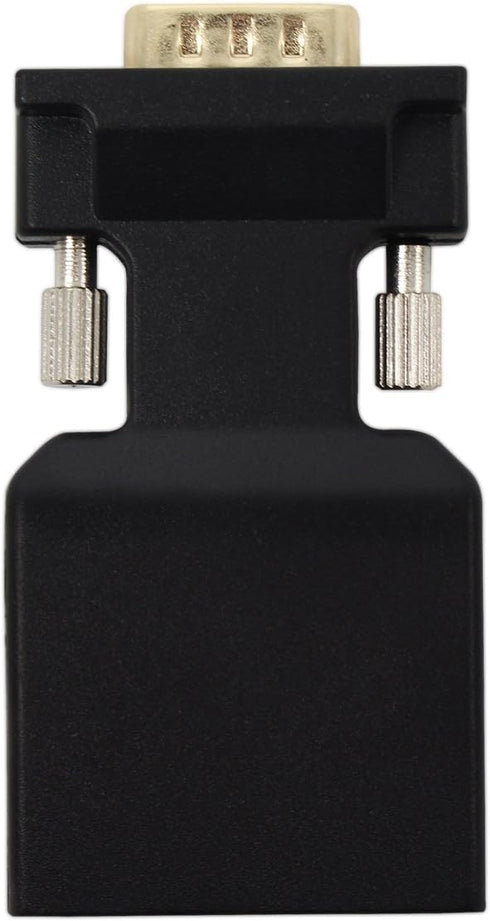 VGA to HDMI Converter 1080 P VGA to HDMI Adapter with Video 1080P for PC Laptop to HDTV Projector with Audio Cable and USB Cable...