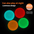 Indestructible Dog Flying Discs,Interactive Rubber Flyer Dog Toys,Put Cloth in Middle for Durability,Glow at Night,9 inch for Medium/Large Dogs.(Y...