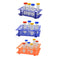 3 Pack Test Tube Rack Centrifuge Tube Holder for 10ml/15ml/50ml, Detachable Plastic Stand 128 Well...