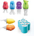 Zoku Polar Pop Molds, 5 Different Explorer Friends and Polar Explorer-Shaped Popsicle Molds in One Tray, Easy-Release, BPA-Free...