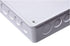 Co. 6" x 6" x 3" PVC Plastic Junction Conduit Box with 3/4" & 1" Pre molded Holes...
