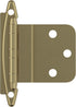 Amerock BPR3417BBZ | Cabinet Hinge| 3/8 in (10 mm) Inset Non-Self Closing Face Mount | Golden Champagne | Kitchen Cabinet Door Hinge | 1 Pair/2 Pa...