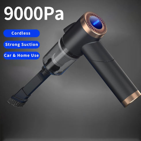 Handheld Vacuum Cordless, 9000Pa Strong Suction, 90°Foldable Mini Portable Vacuum Cleaner, Rechargeable and Lightweight Hand Vacuum with LED Light...