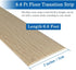Floor Transition Strip Floor Cover Strips Self Adhesive Flooring Transitions Laminate Floor Strip 2" Wide Vinyl Floor Flat Divider Strip Elegant W...