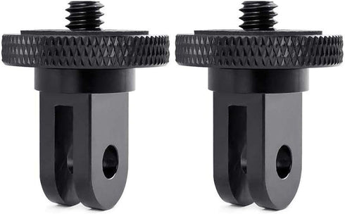 Camera Tripod Mount for Gopro Adapter, 2Pcs 1/4-20 Screw Conversion Adapter for GoPro Hero10, Insta360 ONE X4 X3, X2, Go 2, DJI OSMO Action and Ot...