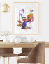 Dignovel Studios 8X10 Unframed Dentist Chair Dental Tools Tooth Medical Art Clinic Office Wall Art Watercolor Art Print Poster Wall Hanging Decor ...