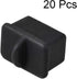 uxcell 20pcs SFP-A Silicone Protectors Port Anti Dust Cap Cover Black...