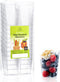 Posh Setting Mini Square Shooter Plastic Dessert Cups, 24 Count, 2 oz, Clear, for Tasting...