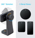 WixGear Magnetic Tripod Mount Strong Phone Holder for Tripod Compatible with iPhone and Android Devices Black......