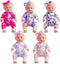 5 Sets Baby Doll Accessories Baby Doll Clothes and Headbands for 15 Inch Doll to 18 Inch Doll, 10 PCs in Total Doll Clothes and Accessories...