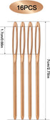 16pcs Large-Eye Blunt Needles, 7cm/2.75inch Yarn Knitting Needles Tapestry Sewing Needles Wool Hand Metal Sewing Knitting Needles for Crochet Proj...