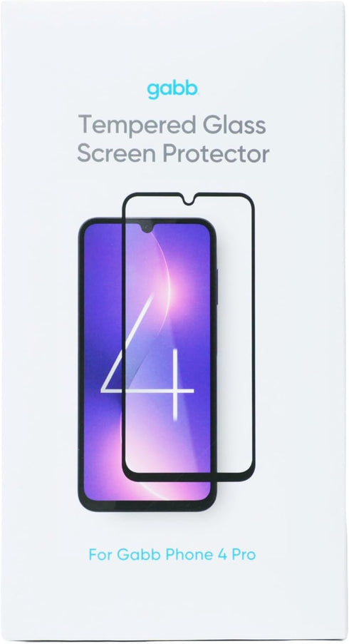 Gabb Phone 4 Pro Ultra Thin Gorilla Glass Screen Protector, Scratch Resistant...