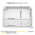 LeMotech Junction Box with Reserved Holes ABS Plastic Electrical Box IP65 Waterproof Dustproof Project Enclosure for Electronics White 5.9 x 4.3 x...