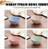 4 PCS 4.7inch Lightweight Wheat Straw Bowl, Unbreakable Cereal Pasta Bowls Microwave& Dishwasher Safe, Reusable Tableware Dinnerware Fruit Snack C...