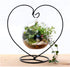 Archi Heart-Shaped Ornament Display Stand Iron Pothook Stand for Hanging Glass Terrarium (Heart-1)...