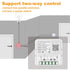 Matter Smart Switch 16A Mini DIY WiFi Light Switch Relay Module, Compatible with HomeKit, Alexa, Google Home, SmartThings with Remote Control & Ti...