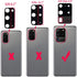 Ubrokeifixit Galaxy S20 Ultra Back Rear Camera Glass Lens Cover Replacement with Pre-Cut Tape for Samsung Galaxy S20 Ultra 6.9" SM-G988(NOT for S2...