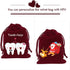 HRX Package Mini Velvet Gift Bag with Drawstring,20PCS Burgundy Red Velvet Cloth Jewelry Pouches (3x4 inches)...