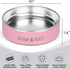 24oz Stainless Steel Dog Bowls with Rubber Bottom Non-Slip Double Wall Metal Outdoor Dog Food and Water Bowls Weighted Insulated Pet Feeding Bowl ...