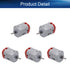 Heyiarbeit 5pcs 3V 16500RPM DC Motor Round Shaft Micro Electric Motor for Electronic Equipment DIY Model...