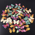 AKOAK 50 Pcs Butterfly Wood Button Retro Ancient Ways Manual Special Butterfly Button Dazzle Color Adornment Button Dress Acts The Role of Article...