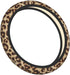 Leopard Print Steering Wheel Cover for Women Men, Universal 15 Inches Car Steering Wheel Protector Anti-Slip Sweat Absorption Car Accessories for ...