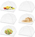 (6 Pack) Pop-Up Outside Picnic Mesh Food Covers Tent Umbrella for Outdoors and Camping Food Net Cover Keep out Flies Mosquitoes Ideal for Parties ...