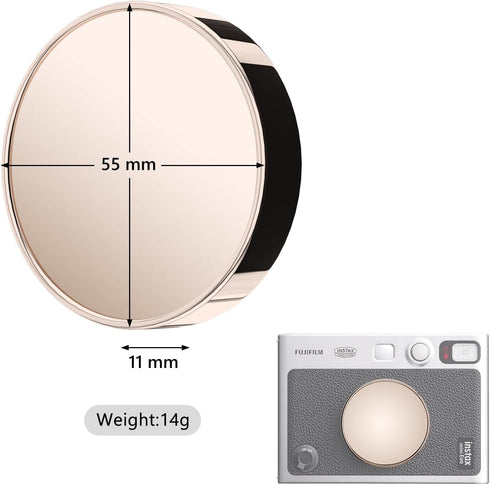 Mini EVO Lens Cap, Lens Protective Cap Compatible with Fujifilm Instax Mini Evo, Instax Mini Evo Lens Protective Cover - Champagne Gold...