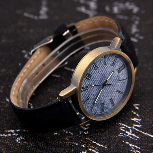 CdyBox 6 PCS Men Women Watch Simple Round Analog Quartz Wristwatches Business Watches Gifts...