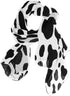 ALAZA Use4 Fashion Cow Print Chiffon Silk Long Scarf Shawl Wrap...