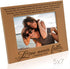KATE POSH - Love Never Fails - 1 Corinthians 13:4-8 - Wood Picture Frame (5x7-Horizontal)...