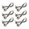 M4 Screw Pin Twist Shackle Anchor Shackle Stainless Steel 304 D Ring Shackle for Material Handling,Rigging Accessories,Connecting Chains and Ropes...