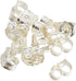 Beadaholique 5005080 Sterling Earring Backs, 4mm, Silver, 12 Piece (Pack of 1)...
