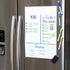 Magnetic Dry Erase Board, White Board with 4 Markers and Eraser, Magnet Whiteboard Sheet for Fridge, Writing Menu Organizer to Do List Chart for K...