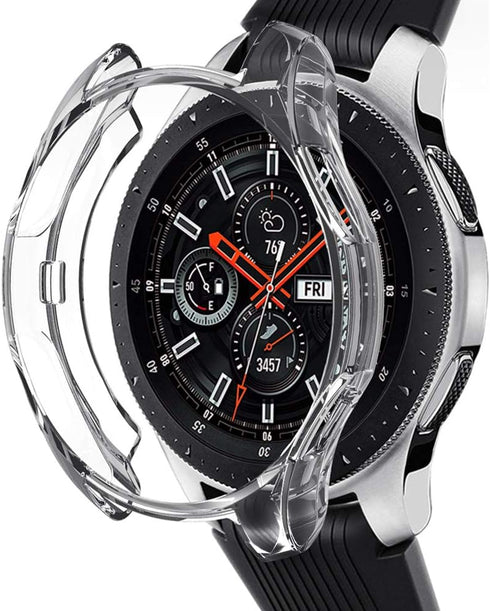 Case Compatible with Samsung Galaxy Watch 46mm, NaHai TPU Slim Plated Case Scratch-Proof Cover All-Around Protective Bumper Shell for Galaxy Watch...