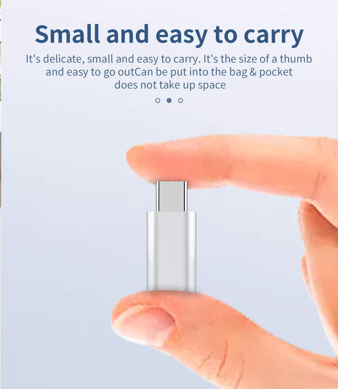 3 Pack USB C Male to Lightning Female Adapter, Compatible with iPhone 12, 11 Pro Max, iPad Air, Samsung Galaxy Note S20, S21 - DURABLE & CONVENIEN...