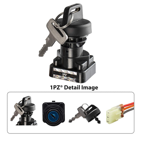 1PZ LZ4-K01 Ignition Key Switch Replacement for Suzuki LT-Z400 Quadsport LTZ400 LTZ400Z 2003-2007 LTF500F 1998-2002 LTA500F 2000-2001 LTZ250 QUADS...