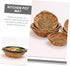 Dolsot Pot Base Woven Storage Baskets Serving Tray Stone Bowl Base Casserole Pot Holder Woven Casserole Pot Mat Stone Pot Mat Rattan Multifunction...