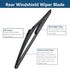 Rear Windshield Wipers Blade Arm Set for Mercedes-Benz ML-class, 2006-2015 ML350, 2007-2011 ML320, 2008-2011 ML450, 2008-2014 ML 550, GLE 63 AMG 2...