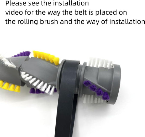Vacuum Cleaner Brush Roll Belt for Bissell Cleanview Swivel Pet Parts 2252 2254 2486 2489 22543 24899 1327 1333 Replace Part No. 1604545...