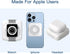 2-Port Portable Charger, Magnetic Wireless Fast Charging, 3000mA Power Bank APP Link Type-C Output OTA Upgrade Compatible with iWatch and iPhone 1...