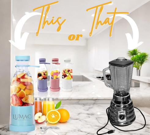 Portable Blender for Smoothies - Licuadora Portatil - 14oz Mini Blender for Shakes and Smoothies - Personal Blender for Shakes and Smoothies - USB...