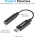 BOYA by-K4 3.5mm TRS (Female) to Type-C (Male) Audio Adapter...
