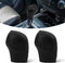 2 Pcs Black Fashionable Gear Shift Knob Covers for Most Cars, Comfortable Waterproof Sweat-proof Silicone Gear Lever Cover, Anti-Slip Protective C...