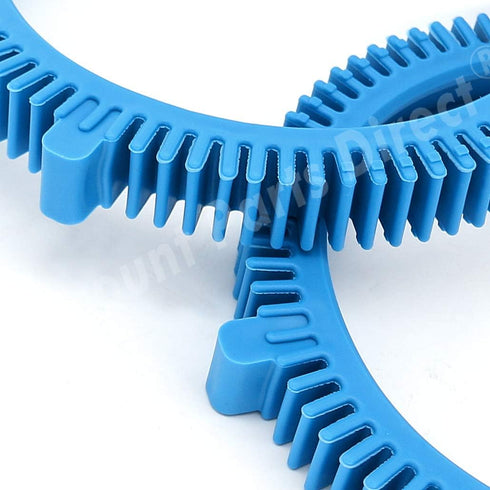 2 Pack 896584000-143 Blue Front Tire Kit with Super Hump - Replacement for Hayward Poolvergnuegen Select Pool Cleaners...