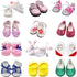 SOTOGO 12 Pairs of 18 Inch Doll Shoes Fits for American 18 Inch Doll Include Sandals Leather Shoes Ballet Shoes...