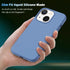 YATWIN [5 in 1 Designed for iPhone 13 Case with 2X Screen Protector + 2X Camera Lens Protector, Liquid Silicone Slim Soft Rubber Shockproof Phone ...