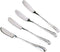 Zelta Stainless Steel Spreaders Silver, Packs of 4...