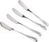 Zelta Stainless Steel Spreaders Silver, Packs of 4...