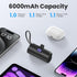 Portable Charger Small Power Bank 6000mAh,22.5W USB-C Fast Charging Portable Phone Charger with LCD Display&Stand,Mini Battery Pack for iPhone 15 ...
